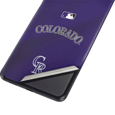 MLB Colorado Rockies Alternate/Away Jersey Galaxy S21 Ultra 5G Skin