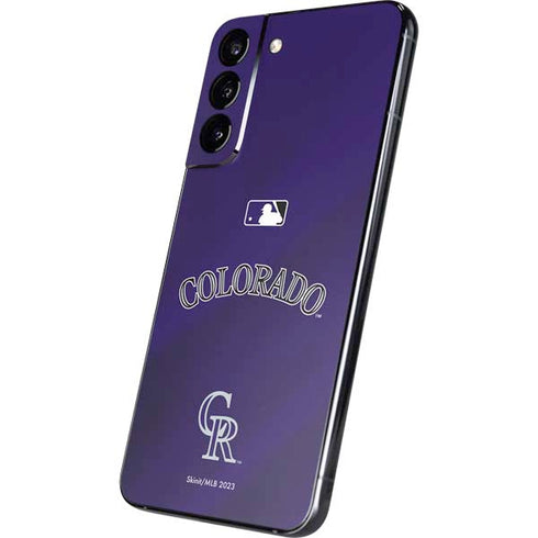 MLB Colorado Rockies Alternate/Away Jersey Galaxy S22 Plus Skin