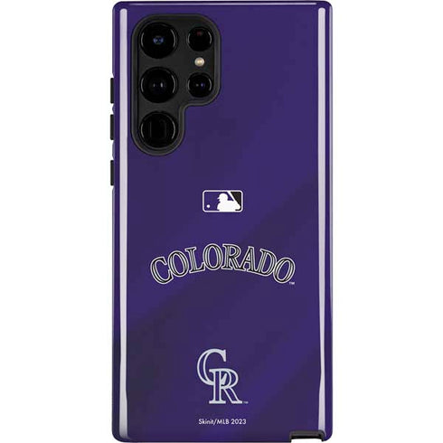 MLB Colorado Rockies Alternate/Away Jersey Galaxy S22 Ultra Pro Case