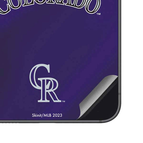 MLB Colorado Rockies Alternate/Away Jersey Galaxy S23 FE Skin