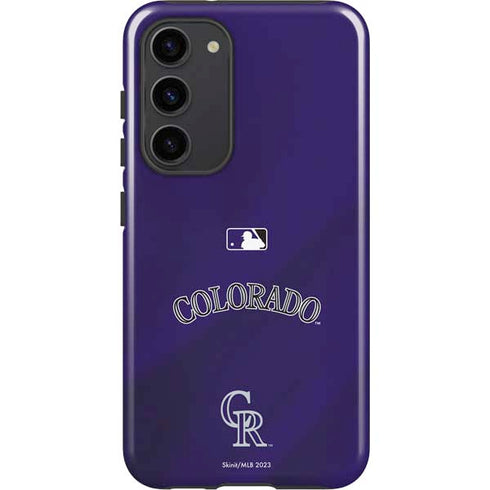 MLB Colorado Rockies Alternate/Away Jersey Galaxy S23 Plus Pro Case