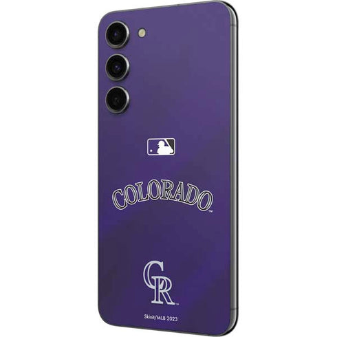 MLB Colorado Rockies Alternate/Away Jersey Galaxy S23 Plus Skin