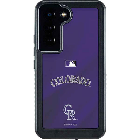 MLB Colorado Rockies Alternate/Away Jersey Galaxy S23 Waterproof Case