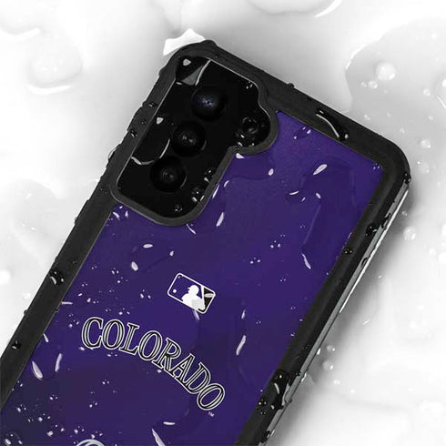 MLB Colorado Rockies Alternate/Away Jersey Galaxy S23 Waterproof Case