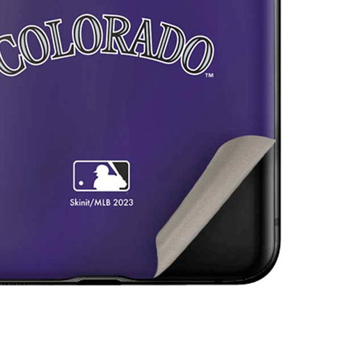 MLB Colorado Rockies Alternate/Away Jersey Galaxy Z Flip Skin