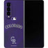 MLB Colorado Rockies Alternate/Away Jersey Galaxy Z Fold4 5G Skin