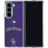MLB Colorado Rockies Alternate/Away Jersey Galaxy Z Fold5 5G Clear Case