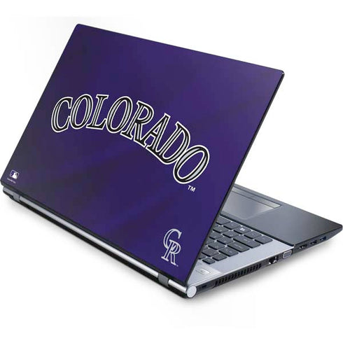 MLB Colorado Rockies Alternate/Away Jersey Generic Laptop Skin