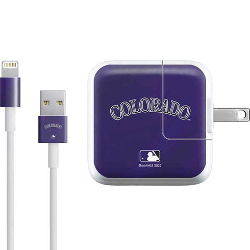 MLB Colorado Rockies Alternate/Away Jersey iPad Charger (10W USB) Skin