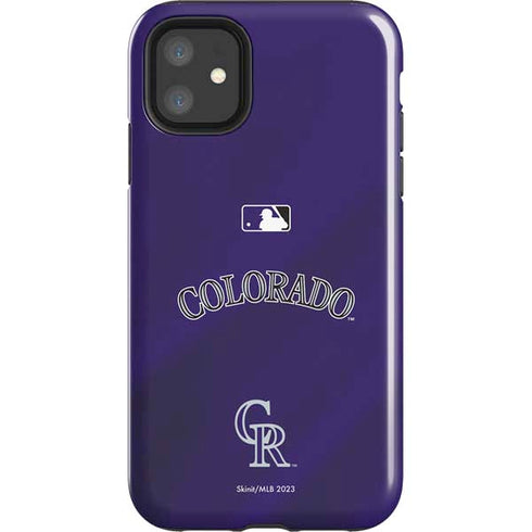 MLB Colorado Rockies Alternate/Away Jersey iPhone 11 Impact Case