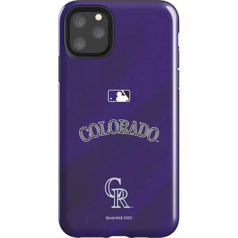 MLB Colorado Rockies Alternate/Away Jersey iPhone 11 Pro Max Impact Case