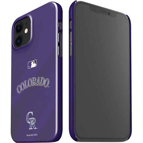 MLB Colorado Rockies Alternate/Away Jersey iPhone 12 Mini Lite Case