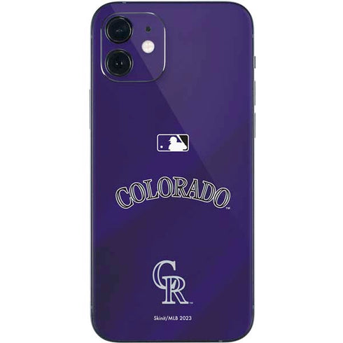 MLB Colorado Rockies Alternate/Away Jersey iPhone 12 Mini Skin