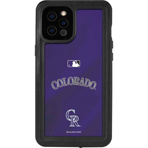 MLB Colorado Rockies Alternate/Away Jersey iPhone 12 Pro Max Waterproof Case