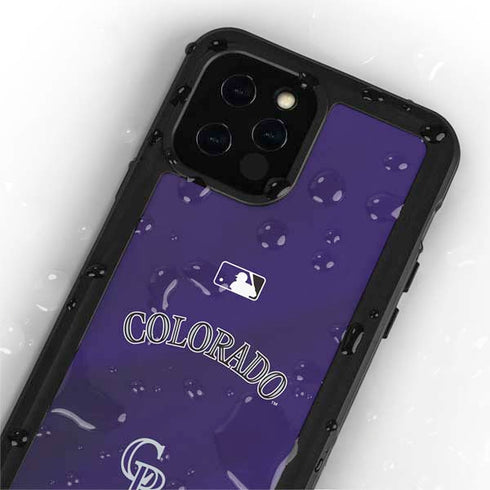 MLB Colorado Rockies Alternate/Away Jersey iPhone 12 Pro Max Waterproof Case