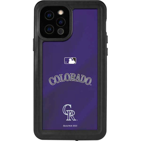 MLB Colorado Rockies Alternate/Away Jersey iPhone 12 Pro Waterproof Case