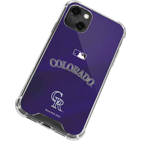 MLB Colorado Rockies Alternate/Away Jersey iPhone 13 Mini Clear Case