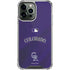 MLB Colorado Rockies Alternate/Away Jersey iPhone 13 Pro Max Clear Case