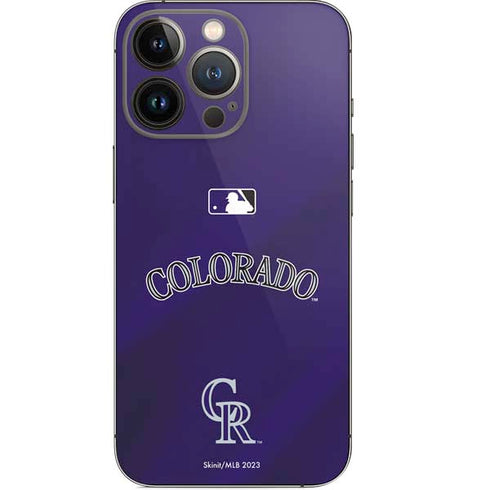MLB Colorado Rockies Alternate/Away Jersey iPhone 13 Pro Skin