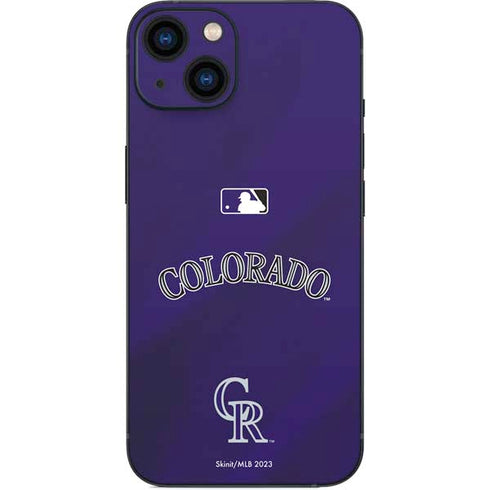 MLB Colorado Rockies Alternate/Away Jersey iPhone 13 Skin