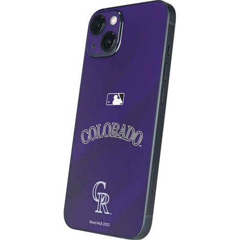 MLB Colorado Rockies Alternate/Away Jersey iPhone 15 Plus Skin