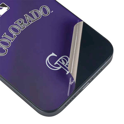 MLB Colorado Rockies Alternate/Away Jersey iPhone 15 Plus Skin