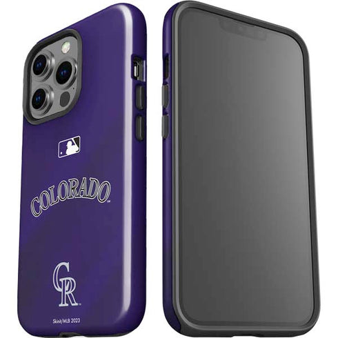MLB Colorado Rockies Alternate/Away Jersey iPhone 15 Pro Impact Case