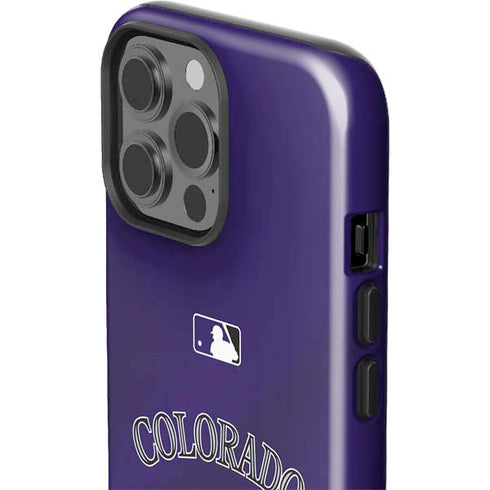 MLB Colorado Rockies Alternate/Away Jersey iPhone 15 Pro Max Impact Case
