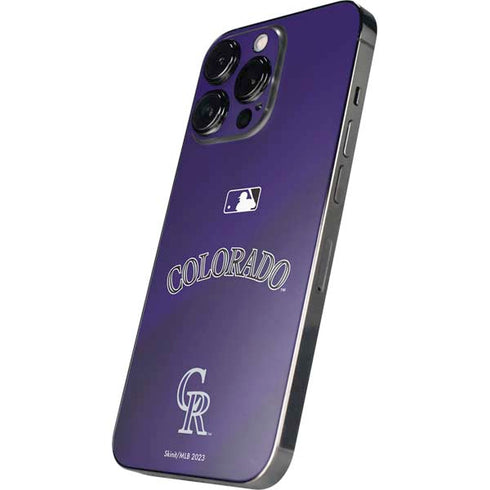 MLB Colorado Rockies Alternate/Away Jersey iPhone 14 Pro Max Skin