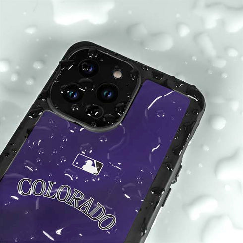 MLB Colorado Rockies Alternate/Away Jersey iPhone 14 Pro Max Waterproof Case