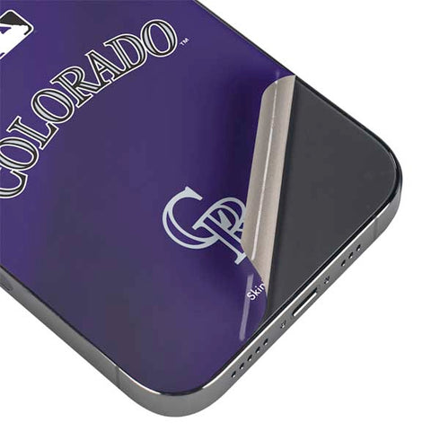 MLB Colorado Rockies Alternate/Away Jersey iPhone 14 Pro Skin