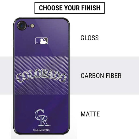 MLB Colorado Rockies Alternate/Away Jersey iPhone SE (2nd & 3rd Gen) Skin
