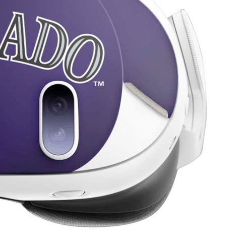 MLB Colorado Rockies Alternate/Away Jersey Meta Quest 3 Skin