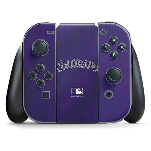 MLB Colorado Rockies Alternate/Away Jersey Nintendo Switch (2017-2021) Joy-Con Controller Skin