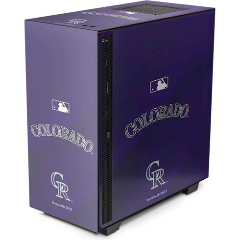 MLB Colorado Rockies Alternate/Away Jersey NZXT H510 Compact ATX Mid-Tower Case Skin