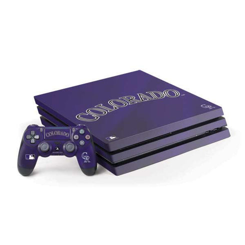 MLB Colorado Rockies Alternate/Away Jersey PS4 Pro Bundle Skin