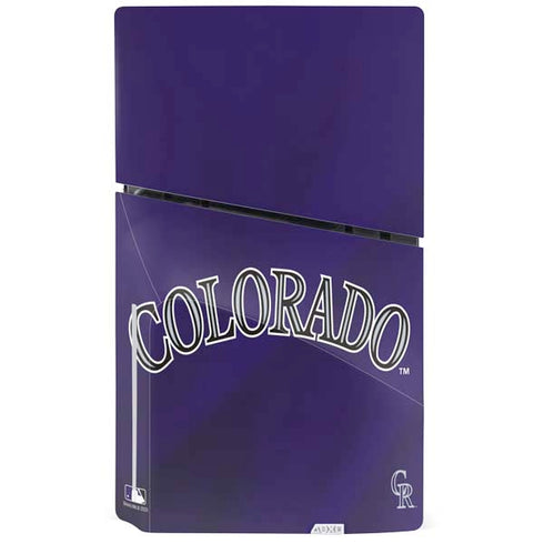 MLB Colorado Rockies Alternate/Away Jersey PS5 Slim Disk Bundle Skin