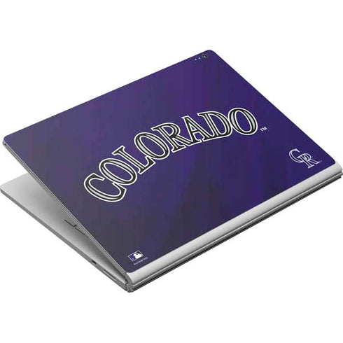 MLB Colorado Rockies Alternate/Away Jersey Surface Book Skin