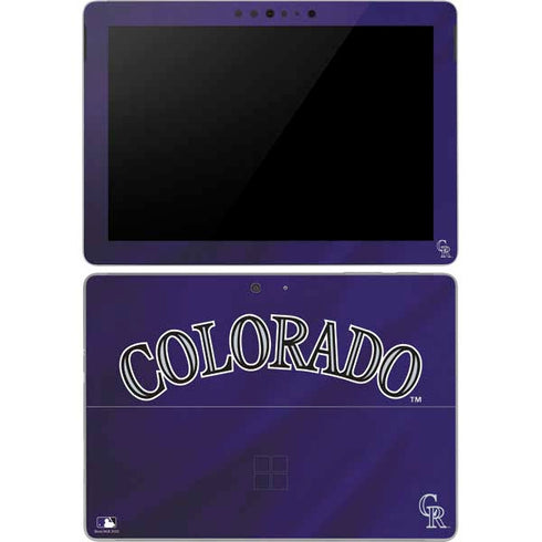MLB Colorado Rockies Alternate/Away Jersey Surface Go Skin