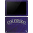 MLB Colorado Rockies Alternate/Away Jersey Surface Go Skin