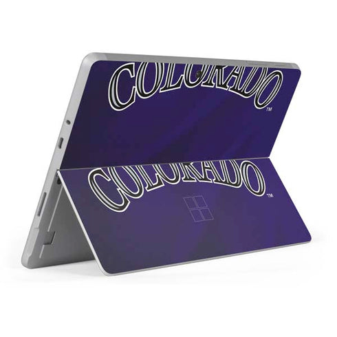 MLB Colorado Rockies Alternate/Away Jersey Surface Go Skin