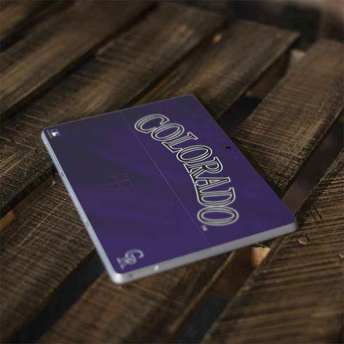 MLB Colorado Rockies Alternate/Away Jersey Surface Go Skin