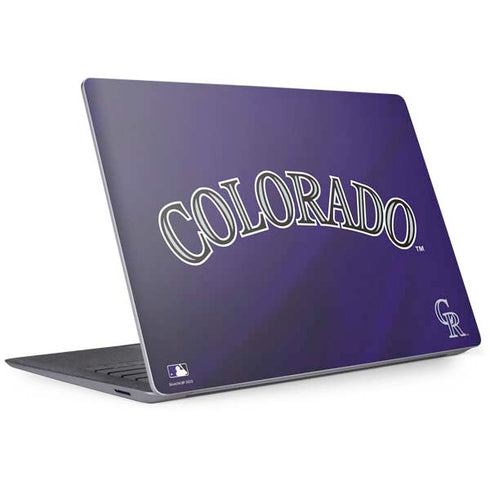 MLB Colorado Rockies Alternate/Away Jersey Surface Laptop 3 13.5in Skin