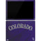 MLB Colorado Rockies Alternate/Away Jersey Surface Pro 7 Skin