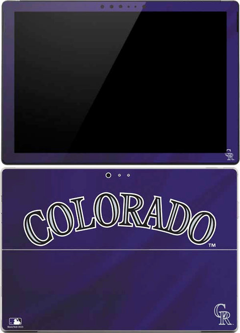 MLB Colorado Rockies Alternate/Away Jersey Surface Pro (2017) Skin