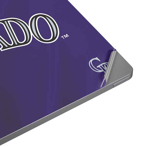MLB Colorado Rockies Alternate/Away Jersey Universal Laptop 12in (9.8 x 6.8in) Skin