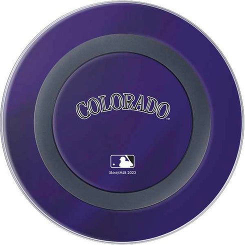 MLB Colorado Rockies Alternate/Away Jersey Wireless Charger Skin