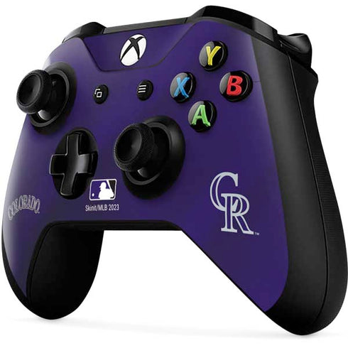 MLB Colorado Rockies Alternate/Away Jersey Xbox One X Controller Skin