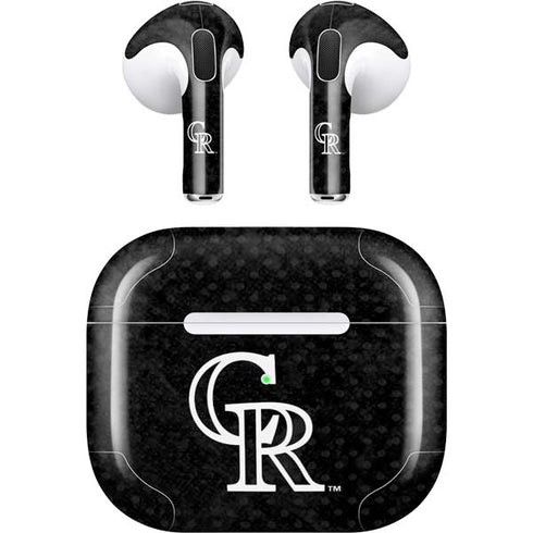 MLB Colorado Rockies Dark Wash Apple AirPods (3rd Gen 2021) Skin