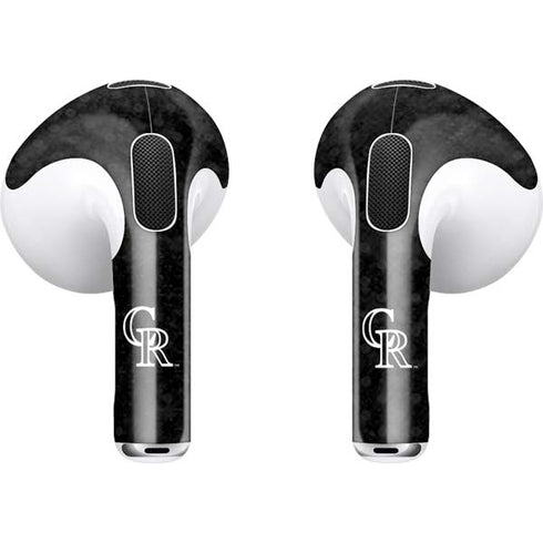 MLB Colorado Rockies Dark Wash Apple AirPods (3rd Gen 2021) Skin